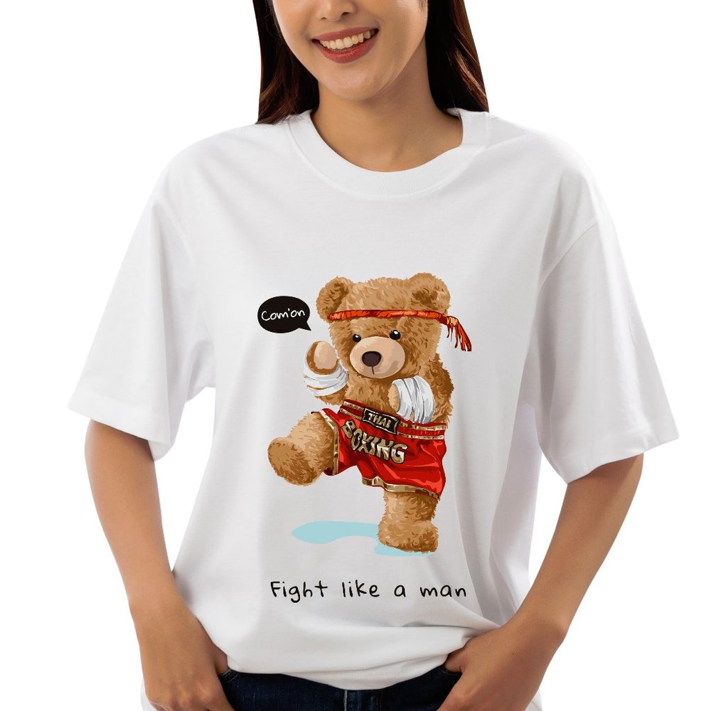 Teddy bear White T-shirt